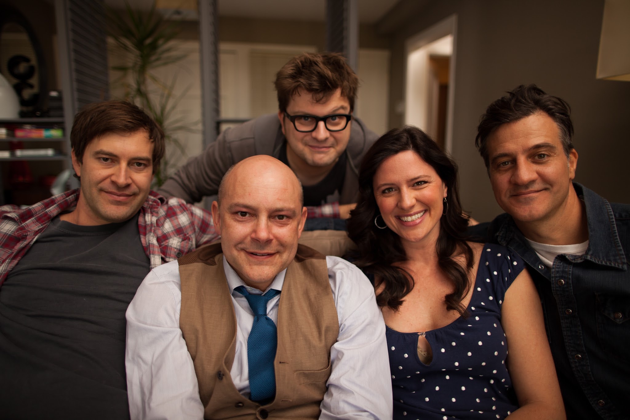 Still of Mark Duplass, Rob Corddry and Jennifer Lafleur in Wedlock (2014)