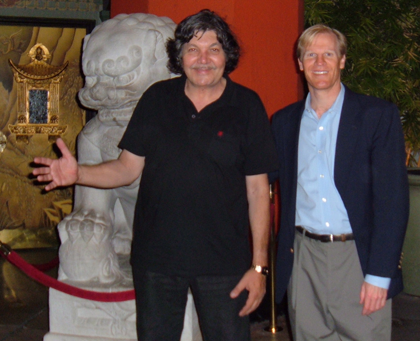 with Publicist Bill Hooey @ Mann's Chinese Theatre.