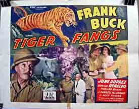 Frank Buck, June Duprez and Duncan Renaldo in Tiger Fangs (1943)