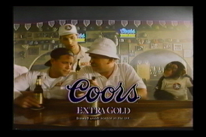 TV commercial for Coors Beer, Tim Duquette with John Ratzenberger.