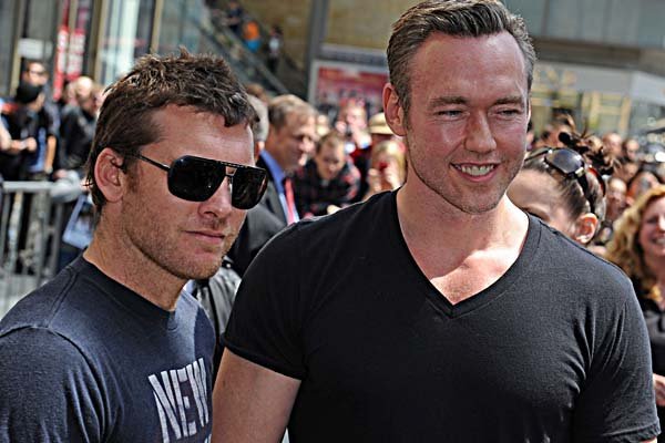 Kevin Durand, Sam Worthington at Russell Crowe's 