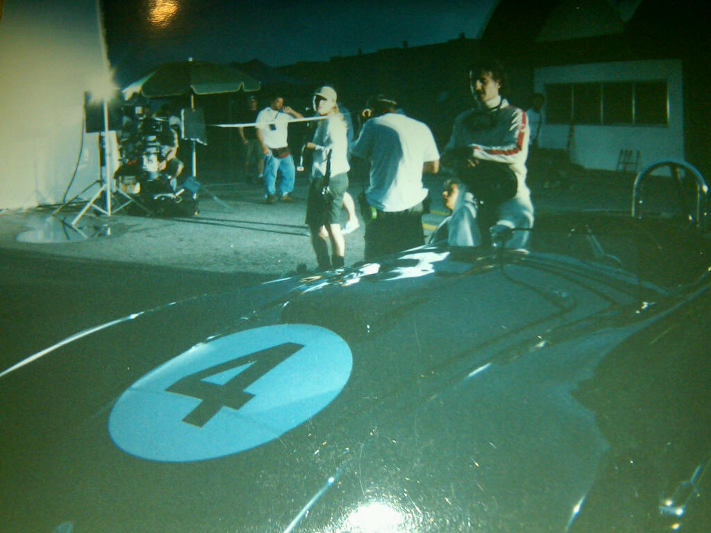 PHILIPPE DURAND with mustache PLAYING RACING CAR PILOT SYMINGTON