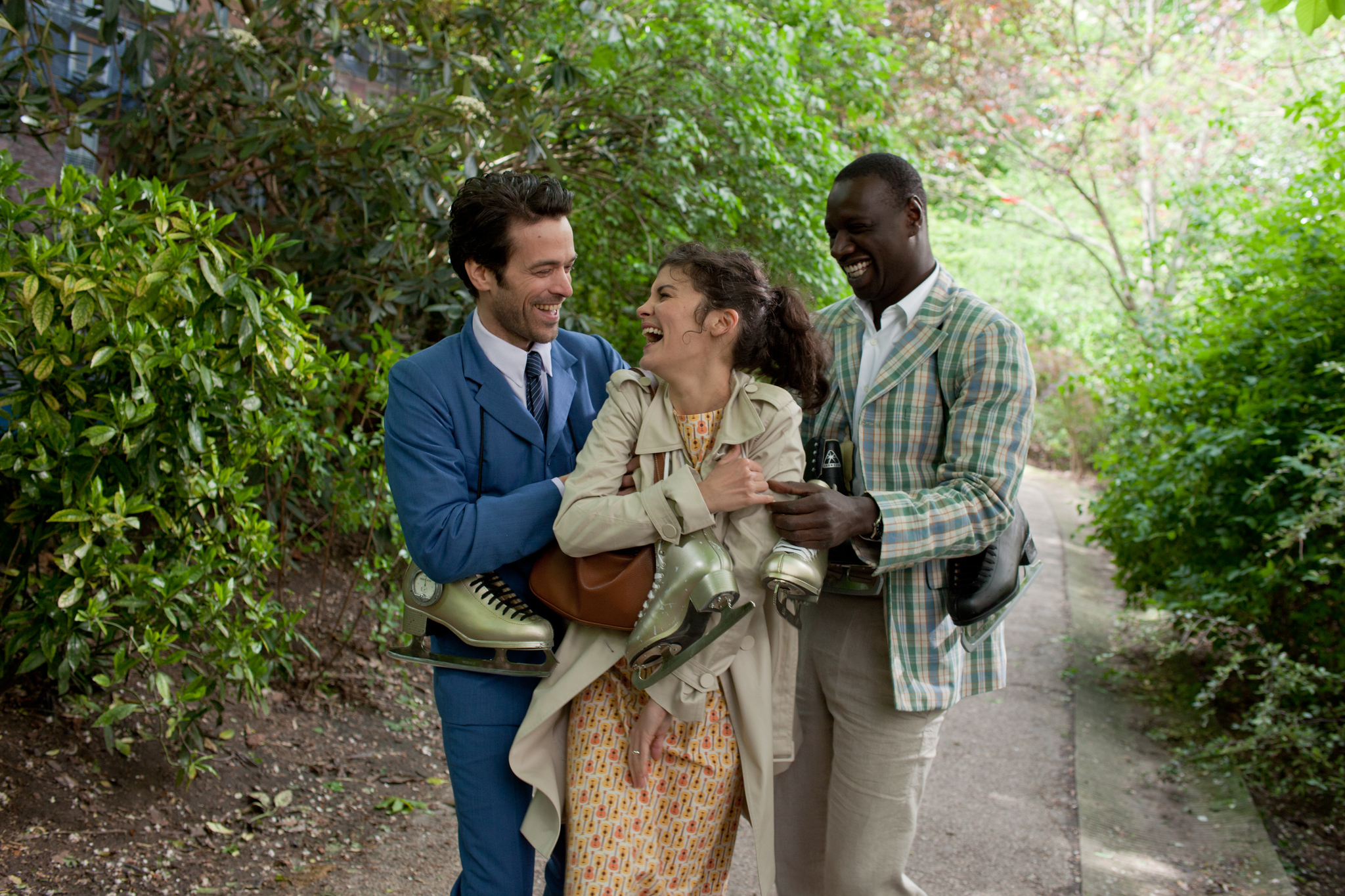 Still of Romain Duris, Audrey Tautou and Omar Sy in Geleti sapnai (2013)