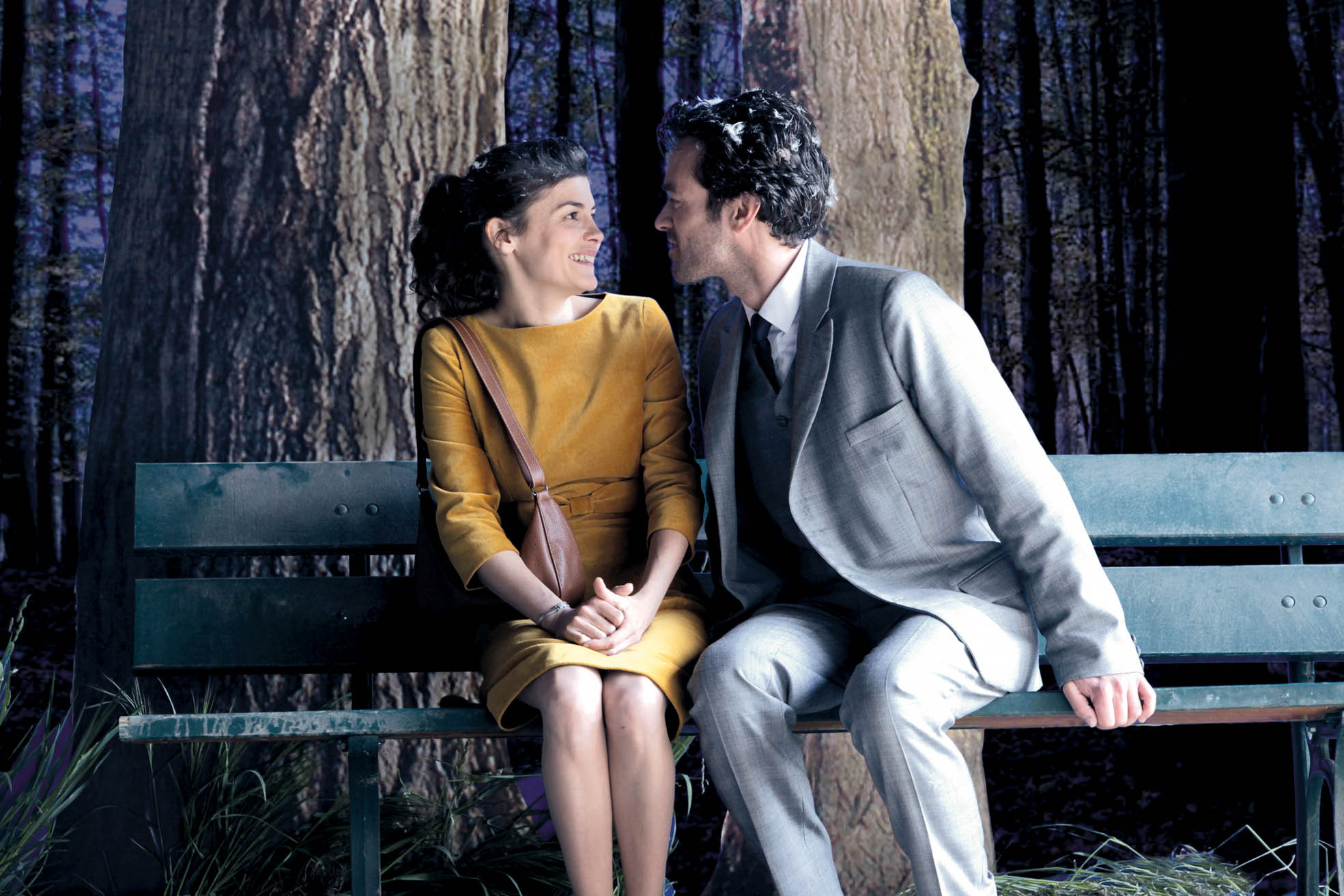 Still of Romain Duris and Audrey Tautou in Geleti sapnai (2013)