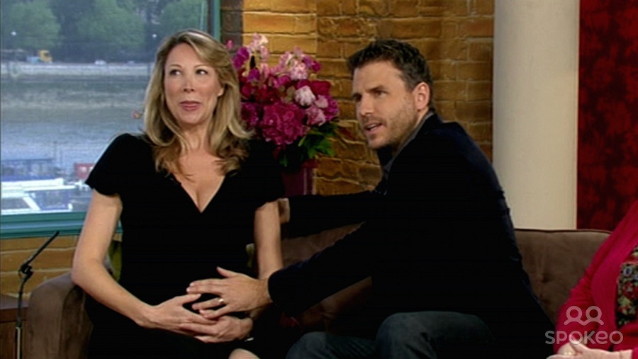 Jason Durr and wife Kate Charman on This Morning ITV1