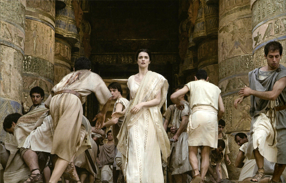 Rachel Weisz as Hypatia in Alejandro Amenabar's 