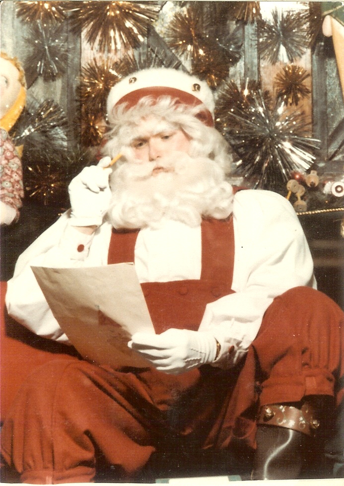 Jim Dykes as Santa Claus for Macy's NYC shoot.