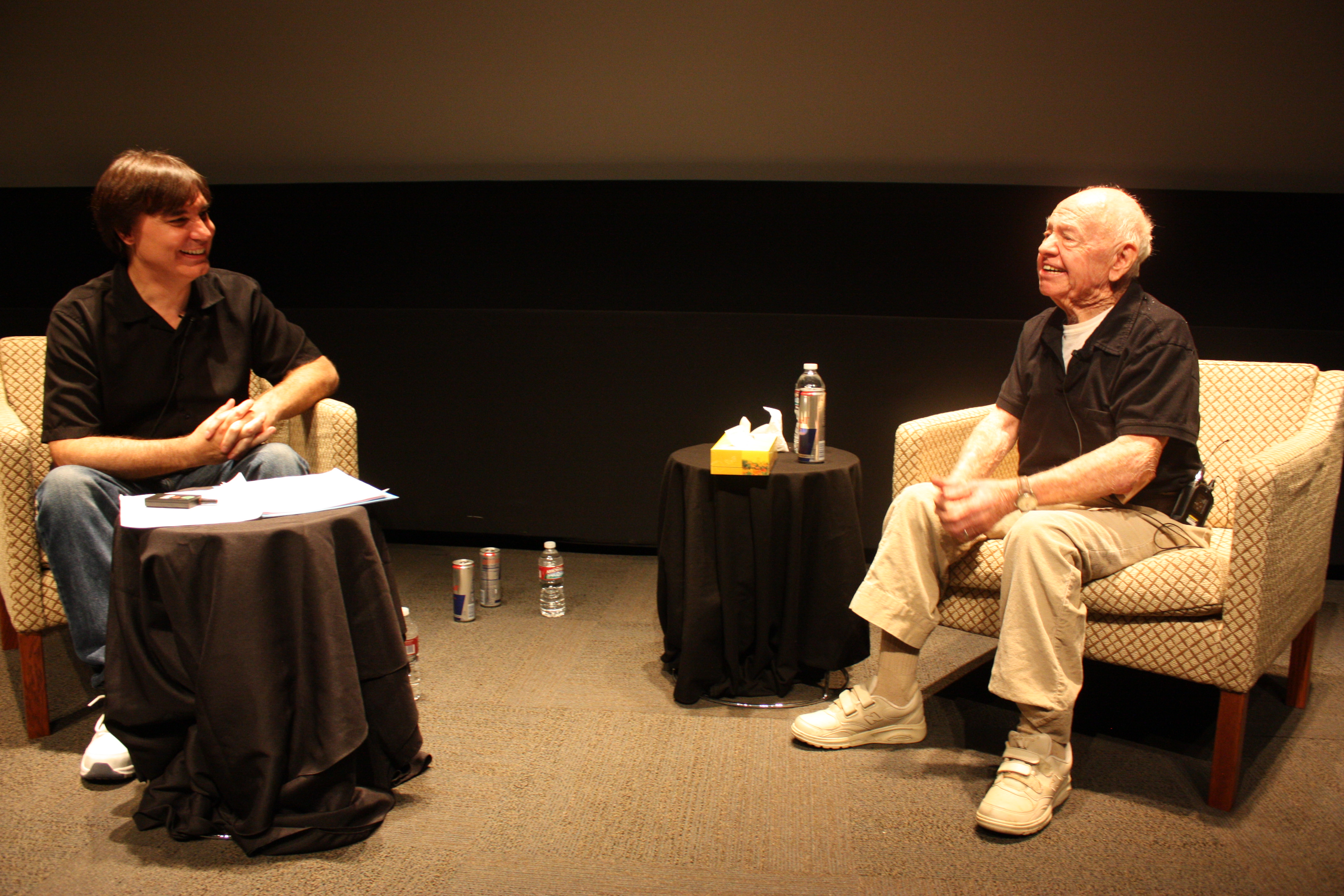 Mickey Rooney shares a funny story with Adam and Disney Feature Animation.