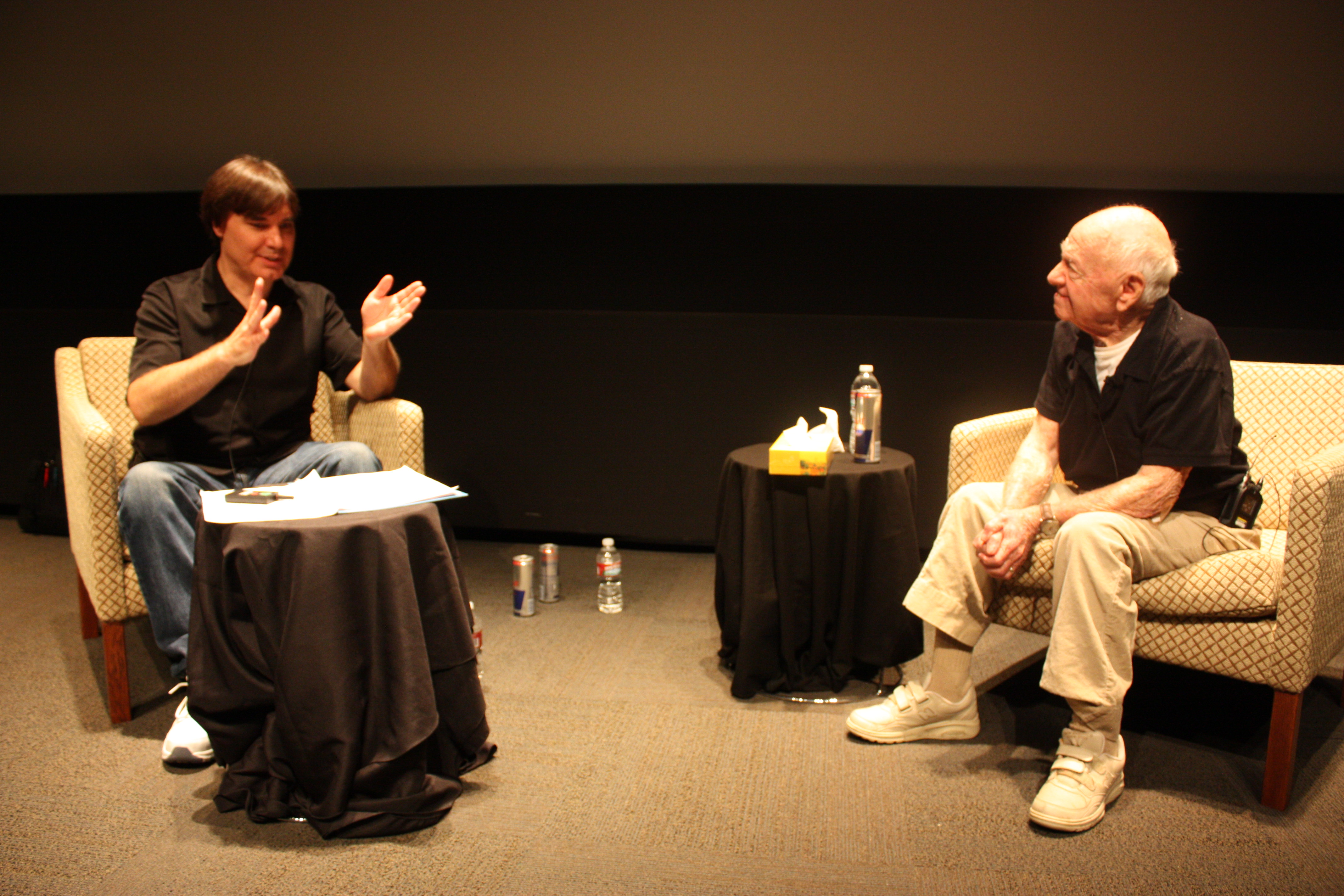 Adam Dykstra asks Mickey Rooney about his approach to acting.