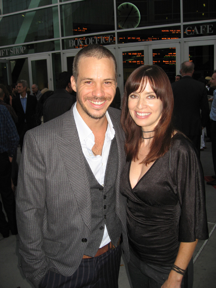 Michael Raymond-James and Caitlyn Tyler Cole at Premiers of Terriers
