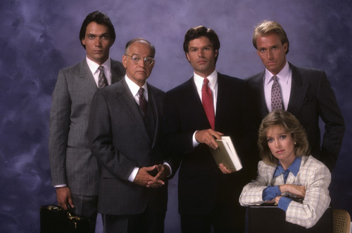 Corbin Bernsen, Jimmy Smits, Harry Hamlin, Richard Dysart and Jill Eikenberry