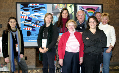 Carol Dysinger, Kristen Johnson, Katy Chevigny, Dallas Brennan and George Ryan at event of Deadline (2004)