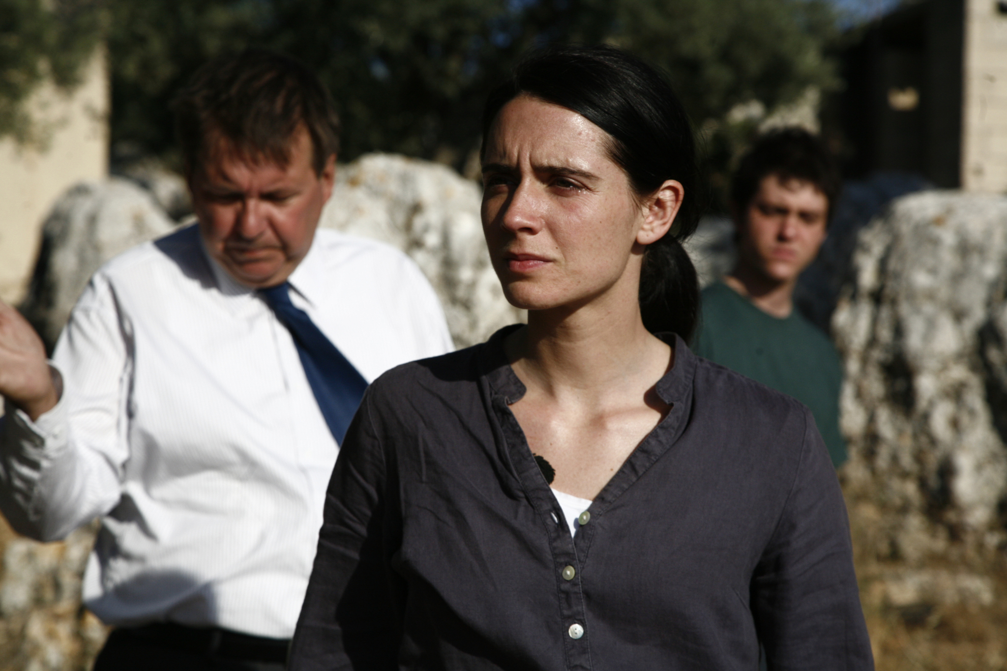 Still of Mélissa Désormeaux-Poulin and Rémy Girard in Incendies (2010)