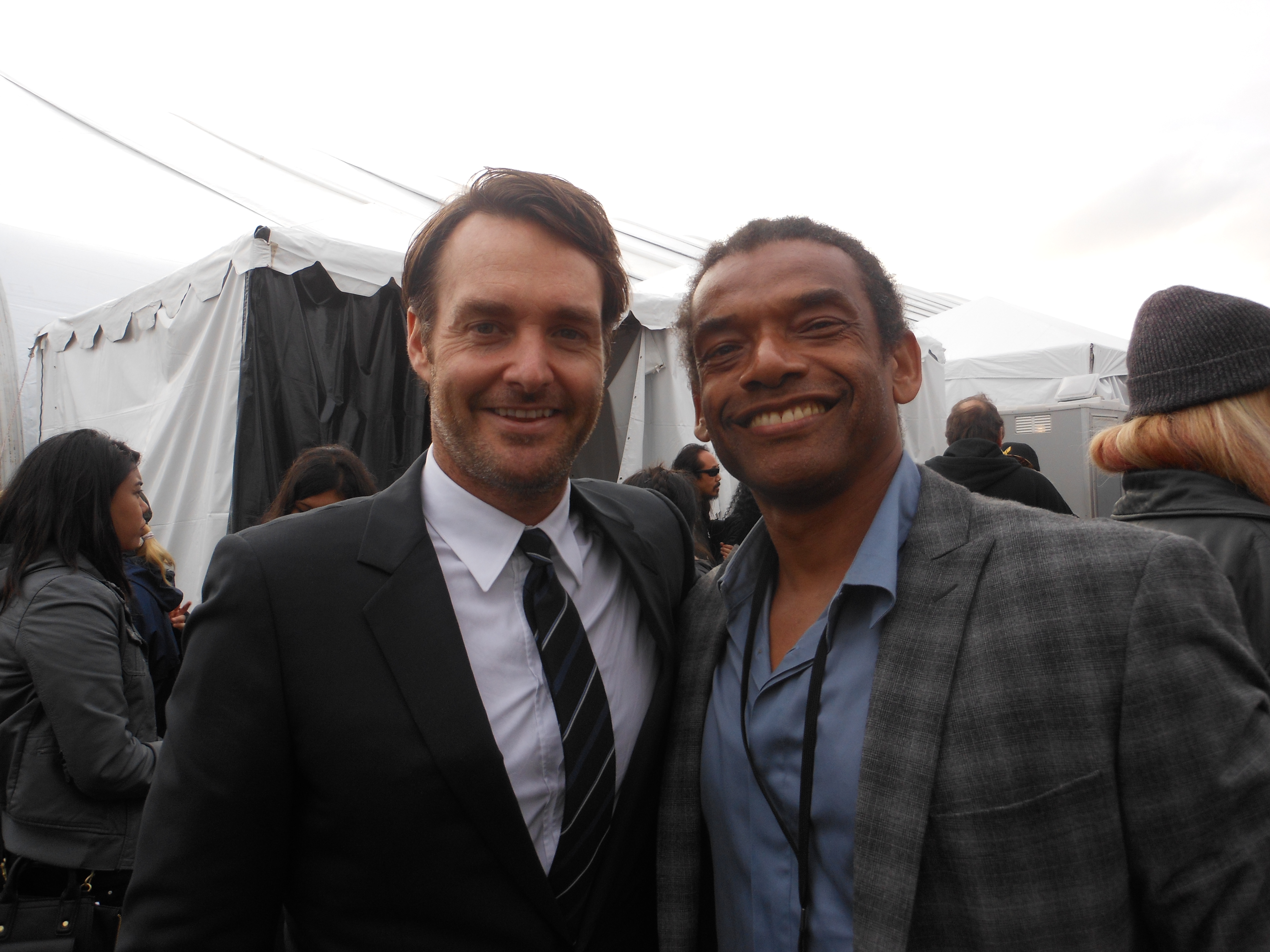 With the great Will Forte (Nebraska, Saturday Night Live)at the 2014 Independent Spirit Awards.