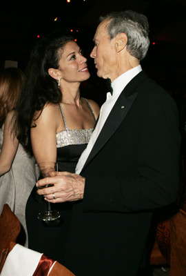 Clint Eastwood and Dina Eastwood