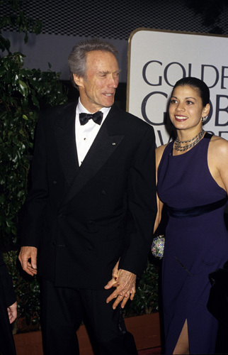 Clint Eastwood and Dina Ruiz at 