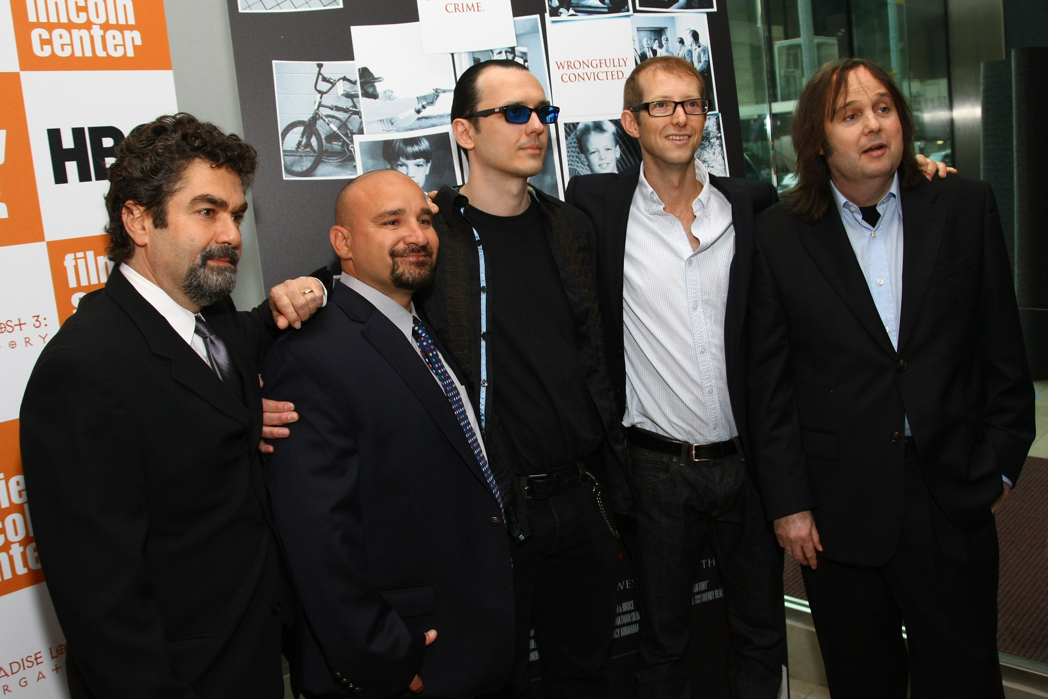 Jason Baldwin, Joe Berlinger, Damien Wayne Echols, Jessie Misskelley and Bruce Sinofsky at event of Paradise Lost 3: Purgatory (2011)