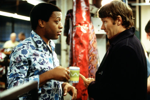 Still of Joel Edgerton and Chiwetel Ejiofor in Kinky Boots (2005)