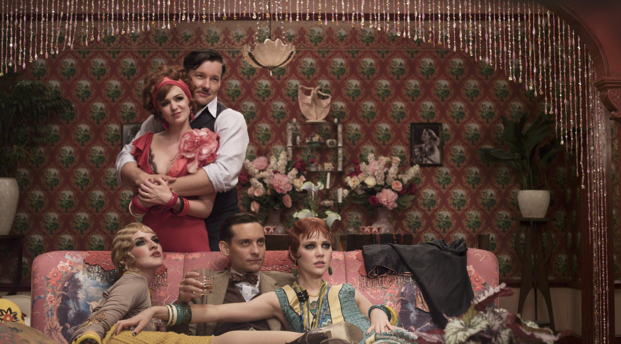 Still of Tobey Maguire, Joel Edgerton, Isla Fisher, Kate Mulvany and Adelaide Clemens in Didysis Getsbis (2013)