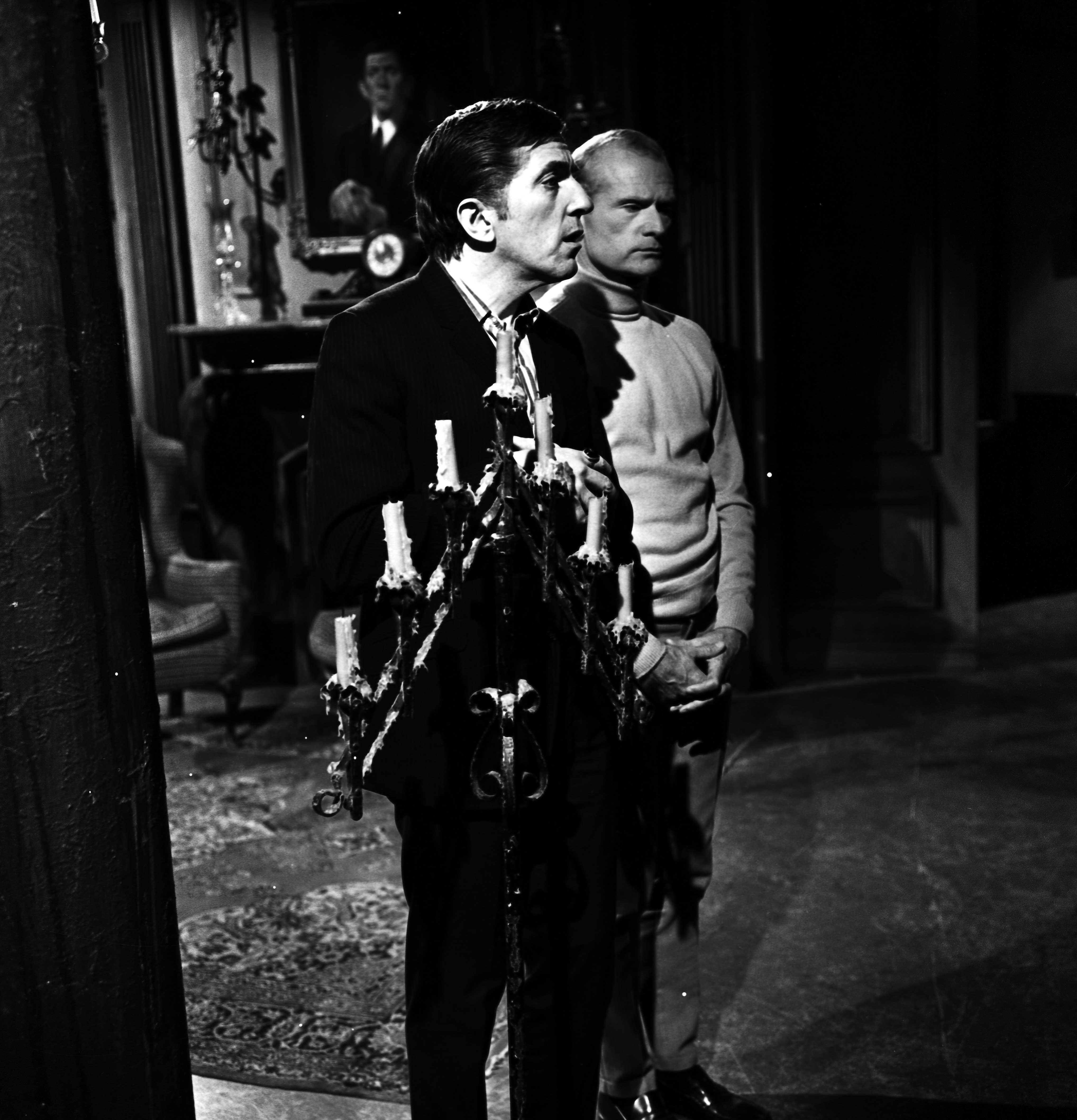 Still of Louis Edmonds and Jonathan Frid in Dark Shadows (1966)