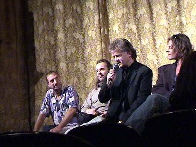 STORM 20th Anniversary Screening Q&A panel. Bill Campbell, Stan Edmonds, David Winning and Thom Schioler. September 6, 2003
