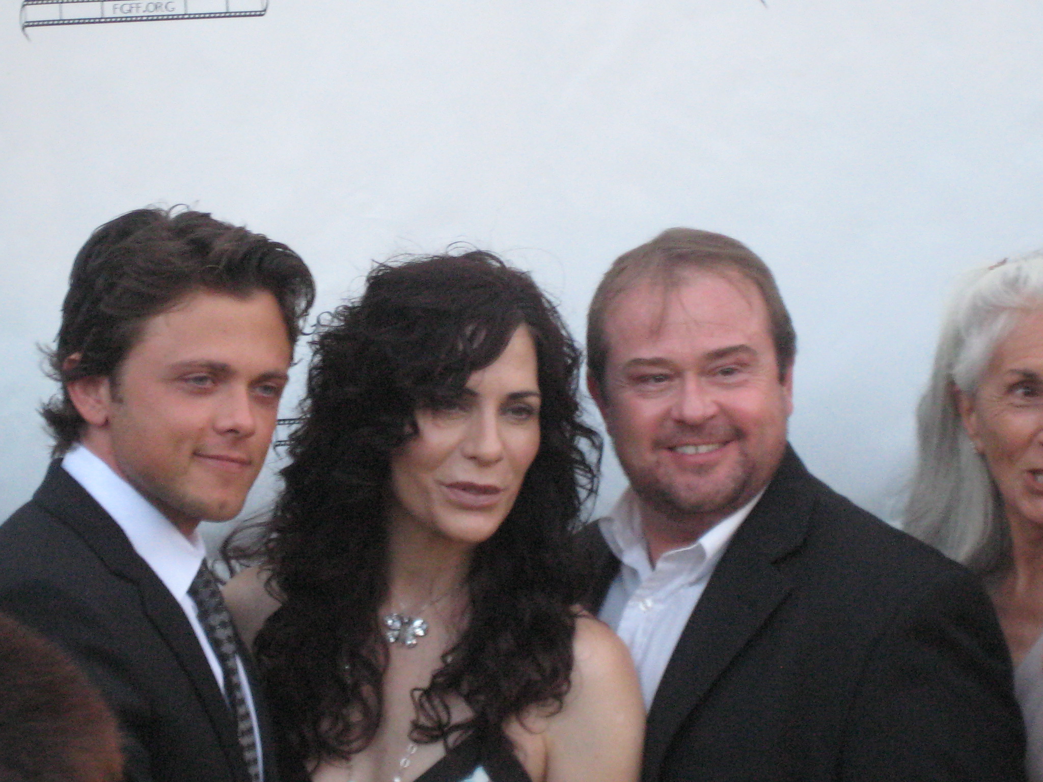 BILLY AND THE HURRICANE cast: Eric Edwards, Holly Gagnier, and Rocky Benoit at the Feel Good Film Festival, Hollywood, CA.