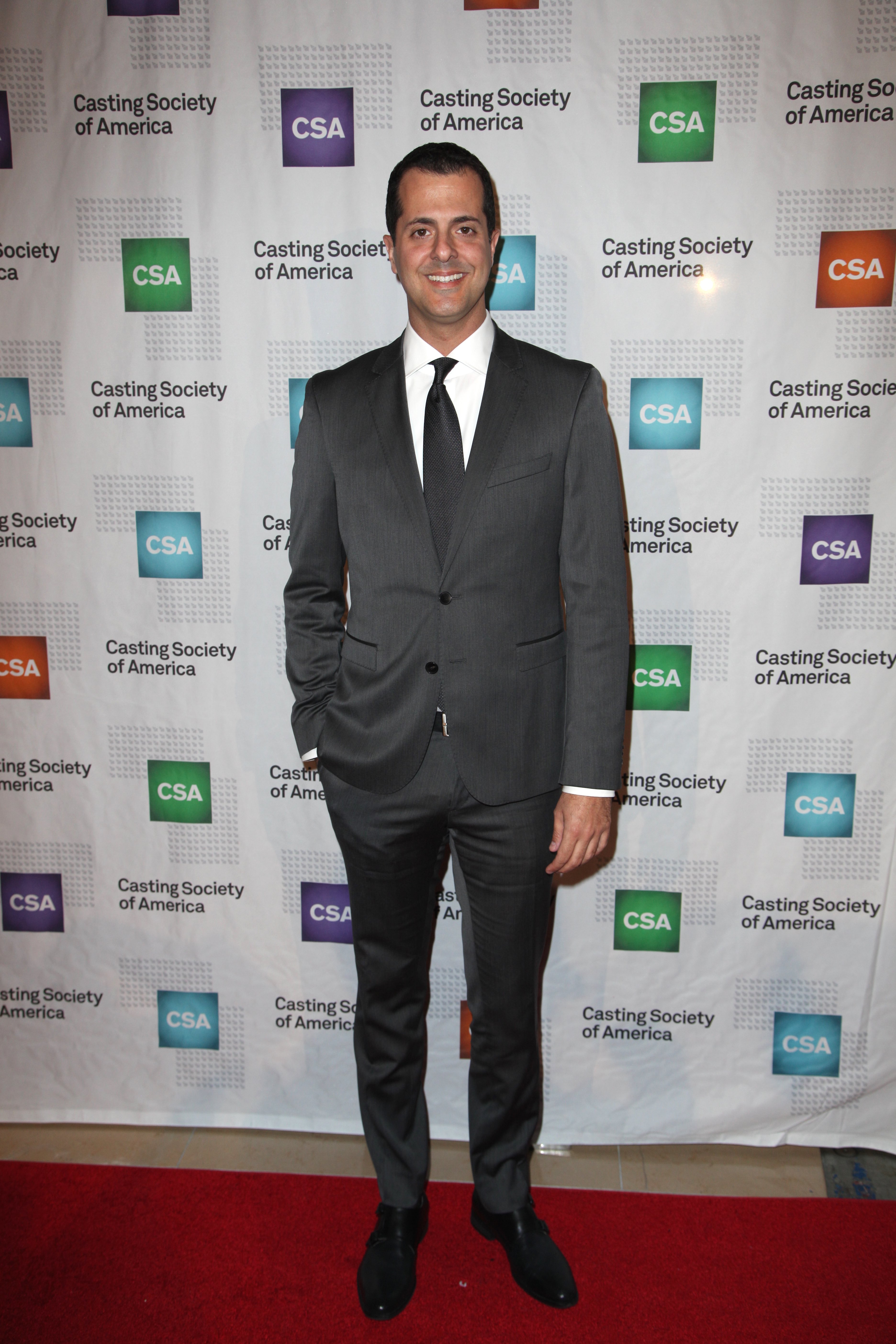 Josh Einsohn on the red carpet at the CSA Artios Awards for his nomination for Best Casting of a Webseries for CHOSEN.