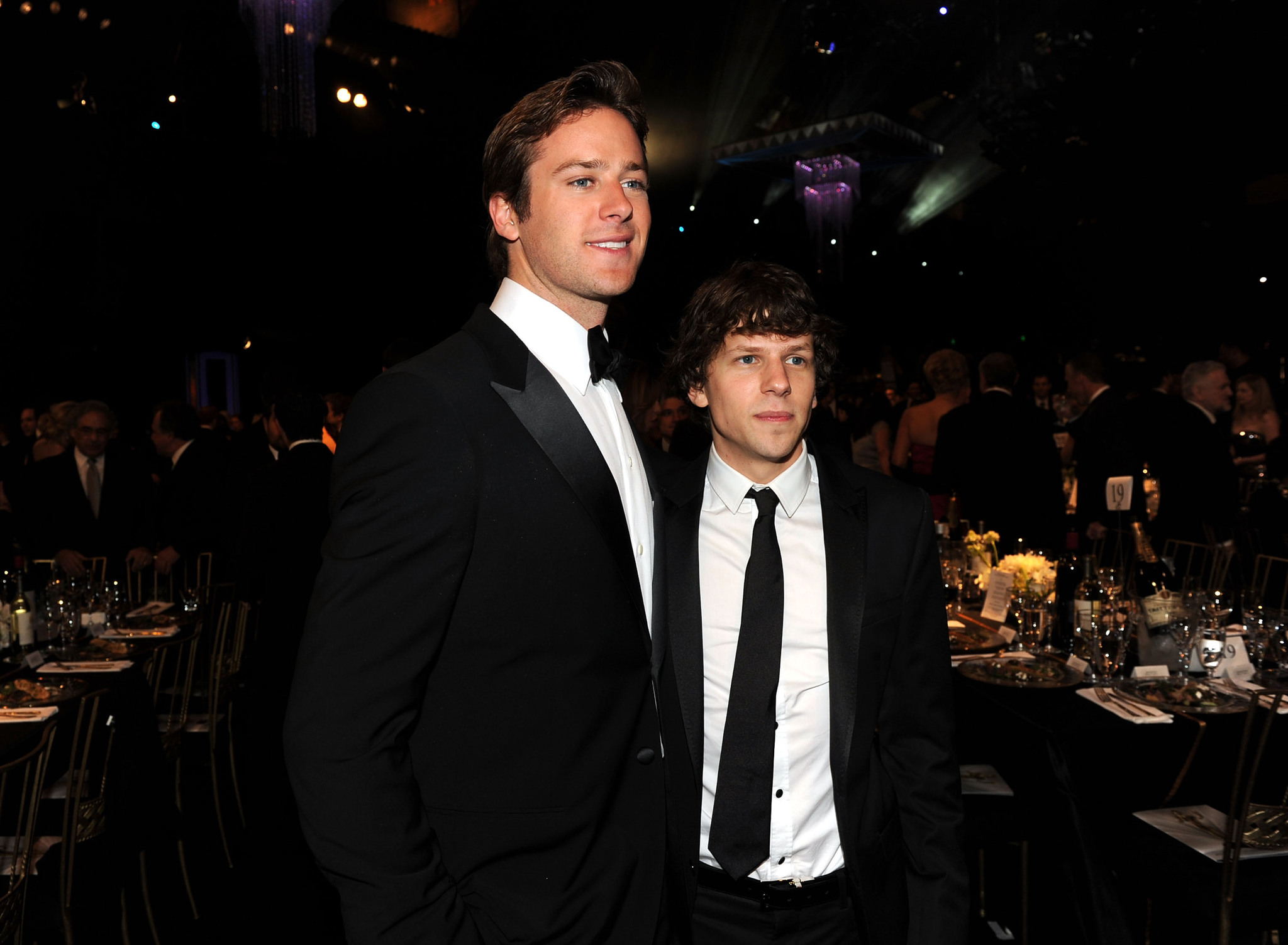 Jesse Eisenberg and Armie Hammer