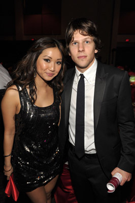 Jesse Eisenberg and Brenda Song