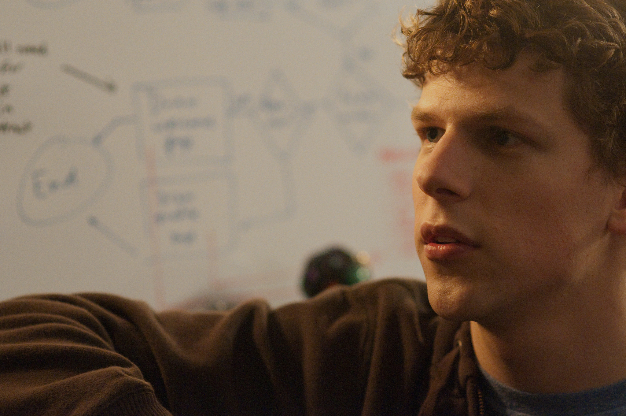 Still of Jesse Eisenberg in The Social Network (2010)