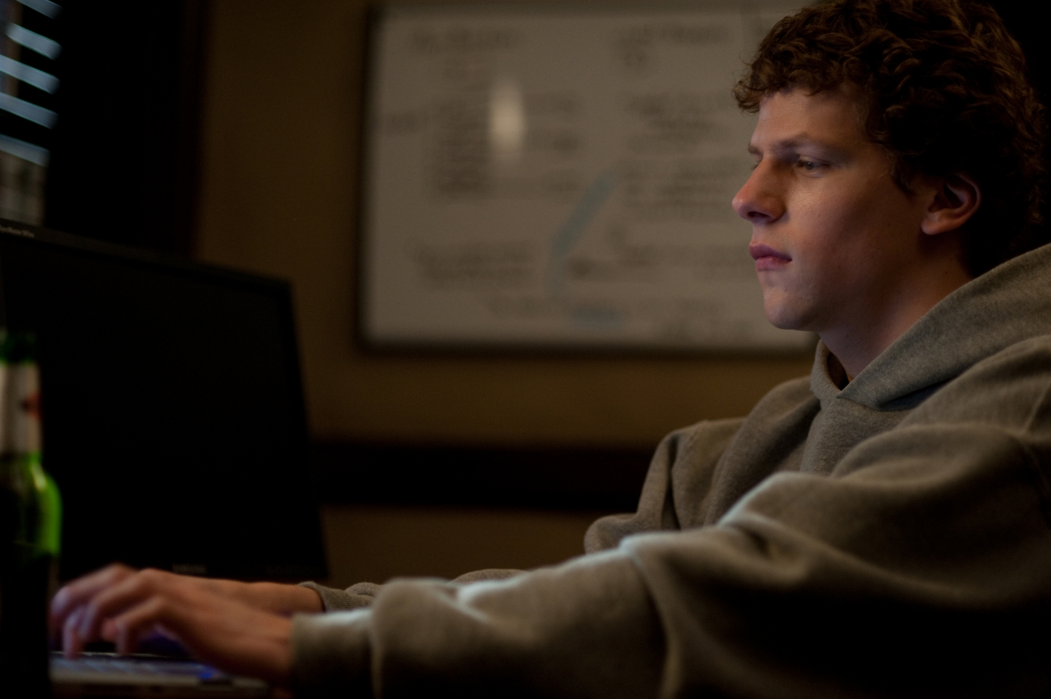 Still of Jesse Eisenberg in The Social Network (2010)