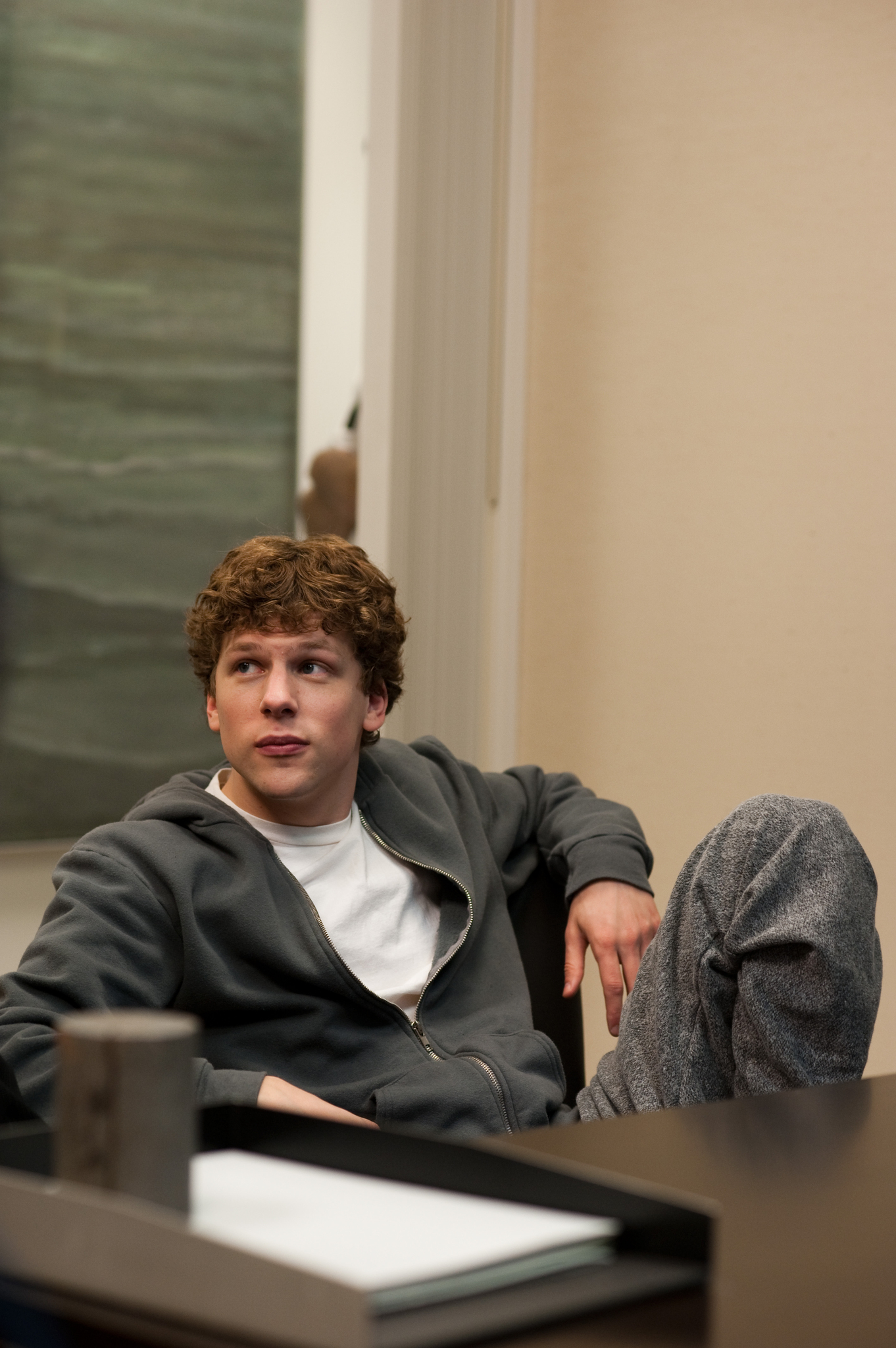 Still of Jesse Eisenberg in The Social Network (2010)