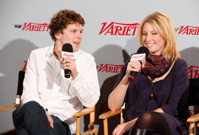 Jesse Eisenberg and Ari Graynor