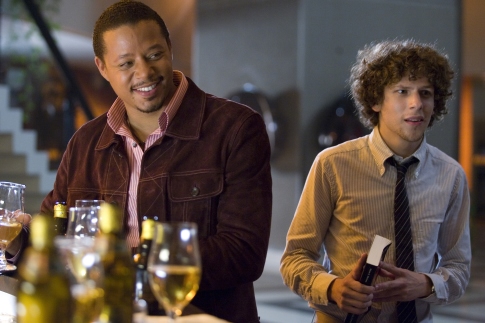 Still of Terrence Howard and Jesse Eisenberg in The Hunting Party (2007)