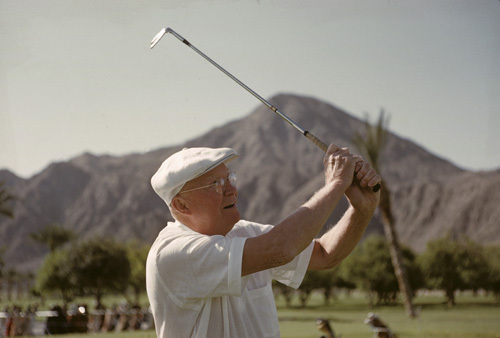 Dwight D. Eisenhower playing golf at La Quinta