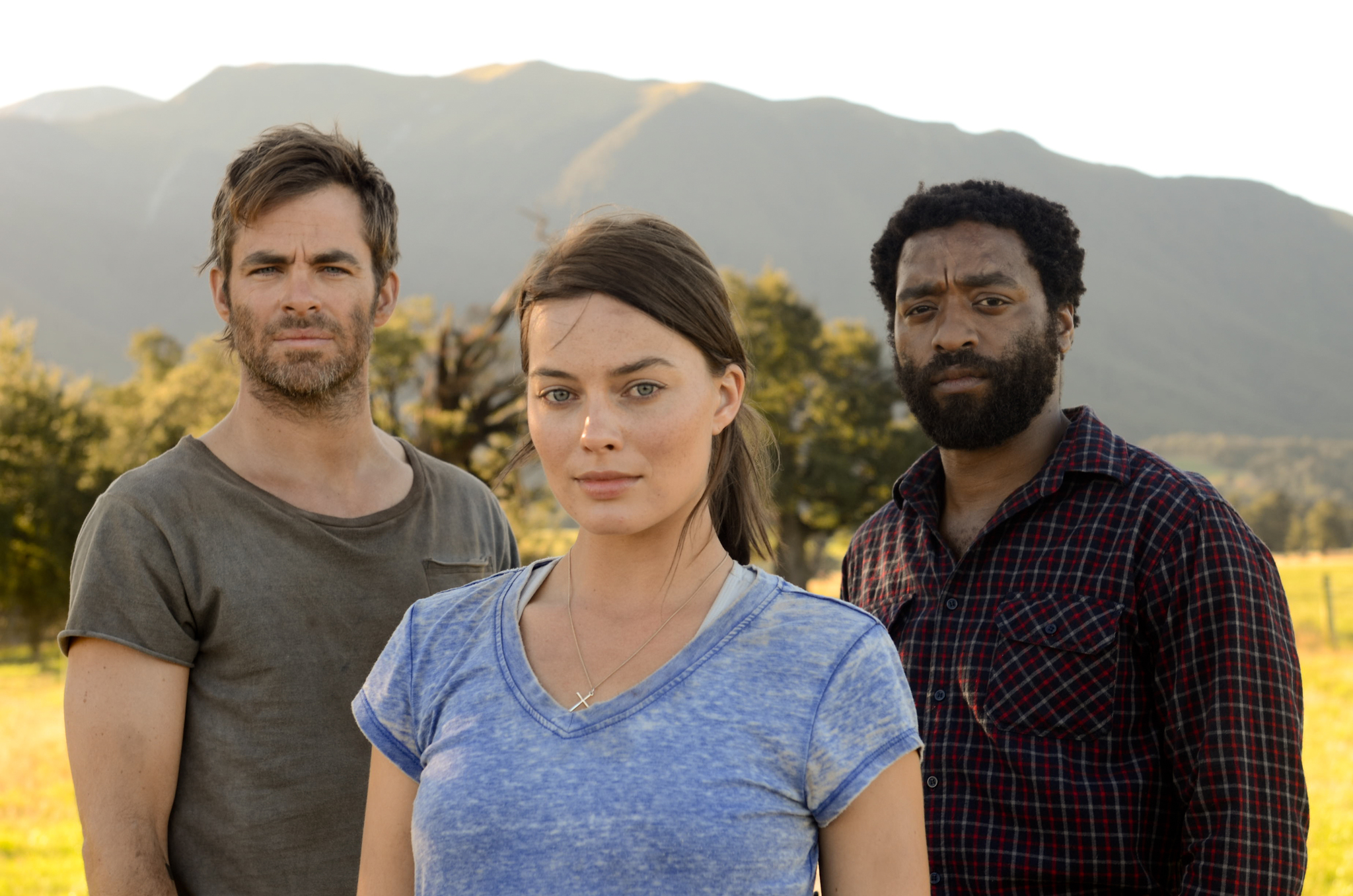 Still of Chiwetel Ejiofor, Chris Pine and Margot Robbie in Z for Zachariah (2015)