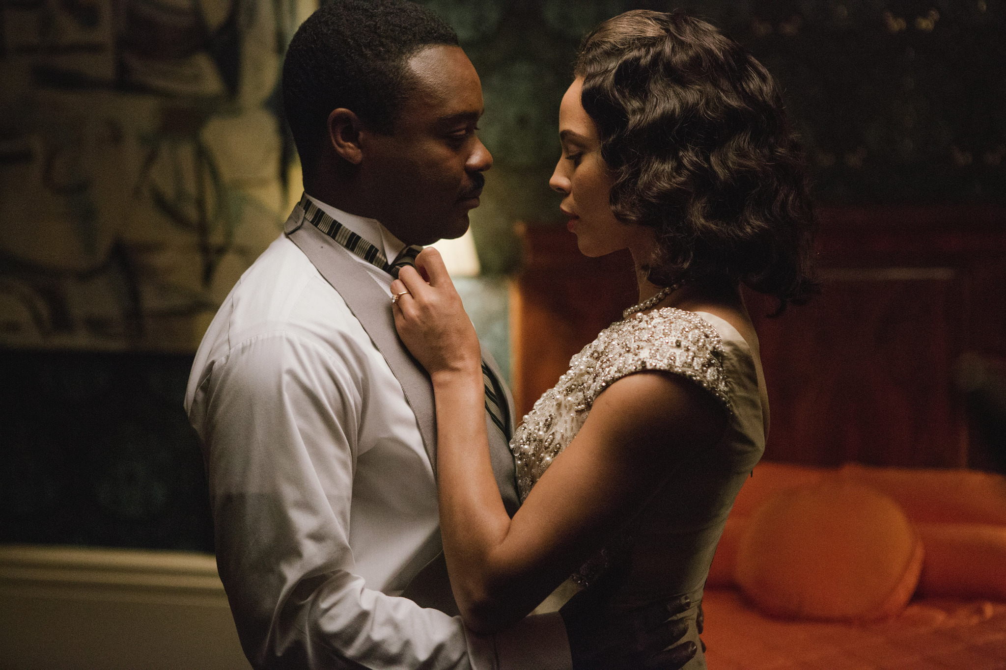 Still of Carmen Ejogo and David Oyelowo in Selma (2014)