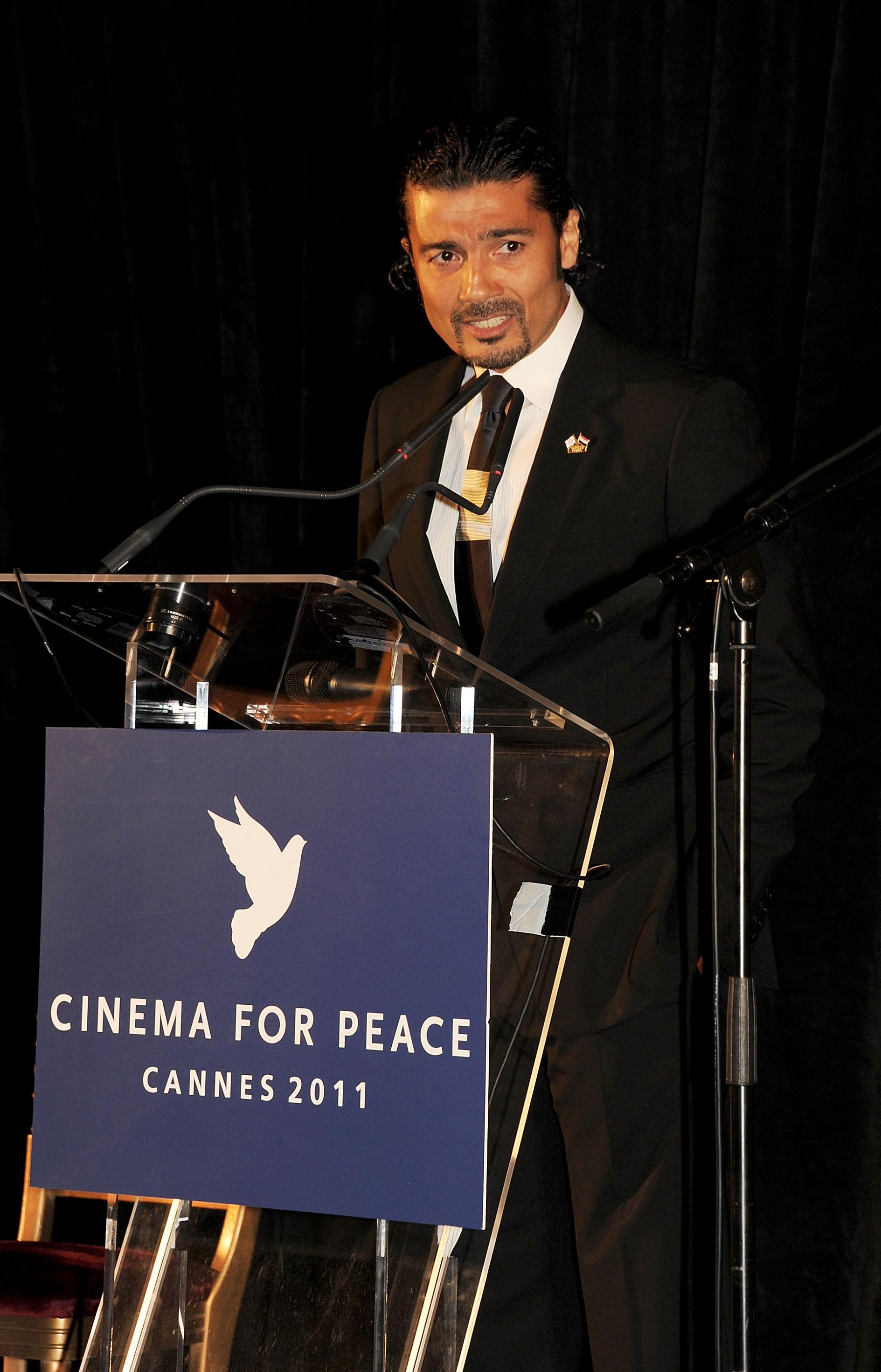 Khaled Nabawy in Cinema for Peace Dinner in Cannes May 18, 2011