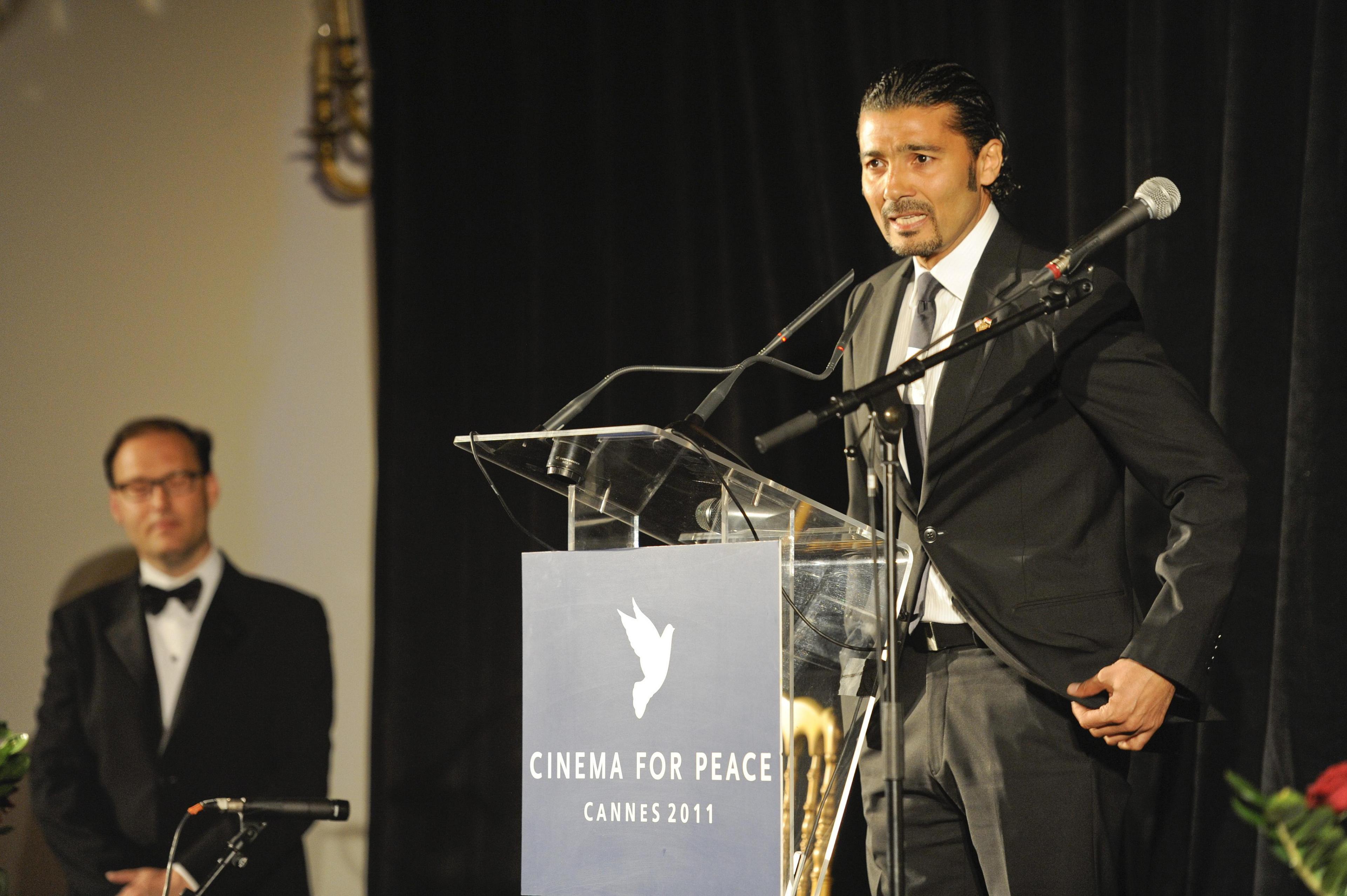 Khaled Nabawy in Cinema for Peace Dinner in Cannes May 18, 2011