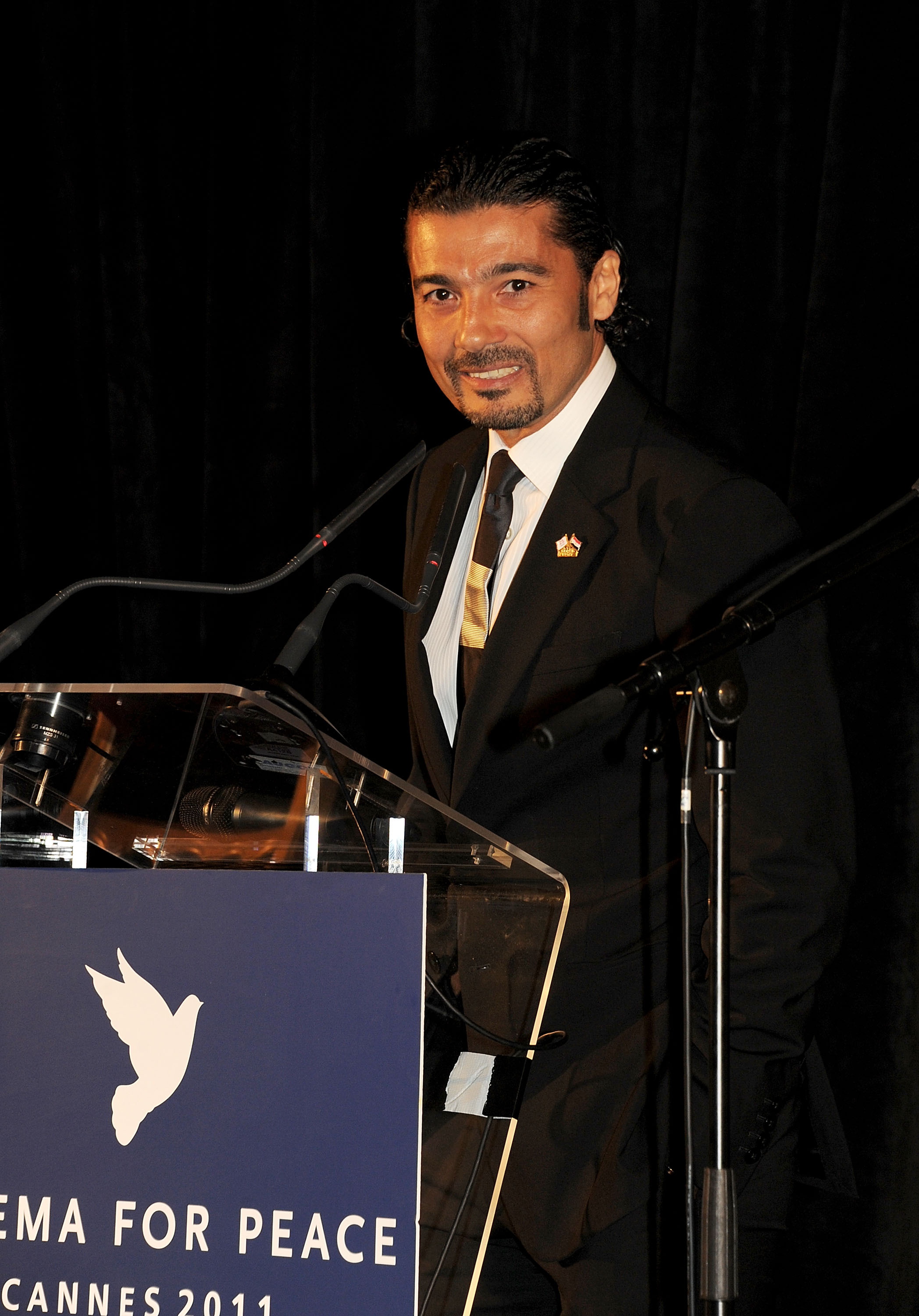 Khaled Nabawy in Cinema for Peace Dinner in Cannes May 18, 2011