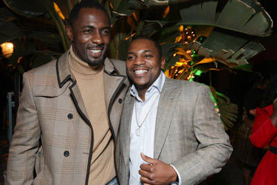 Mekhi Phifer and Idris Elba at event of This Christmas (2007)