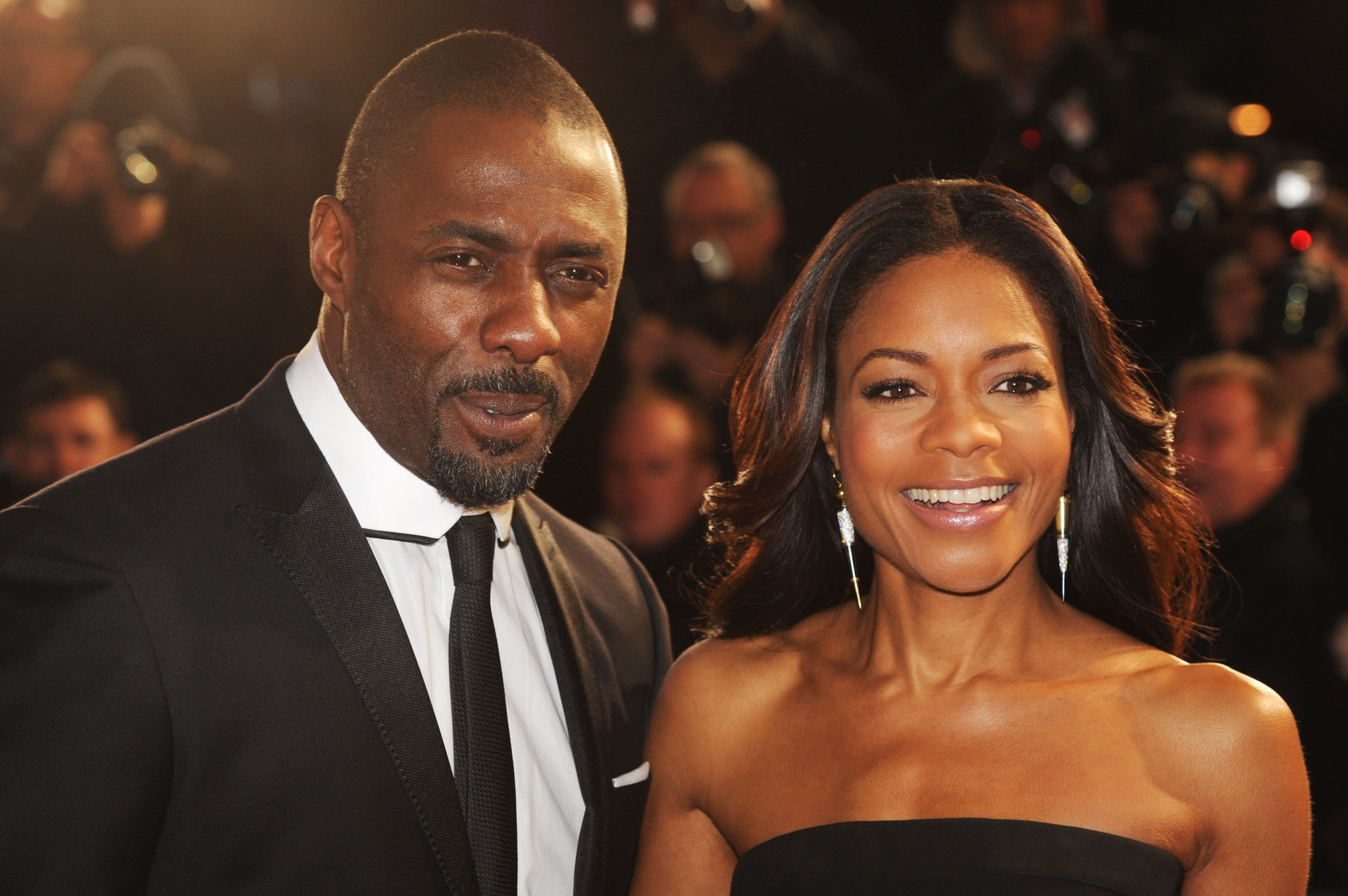 Idris Elba and Naomie Harris at event of Mandela: ilgas kelias i laisve (2013)