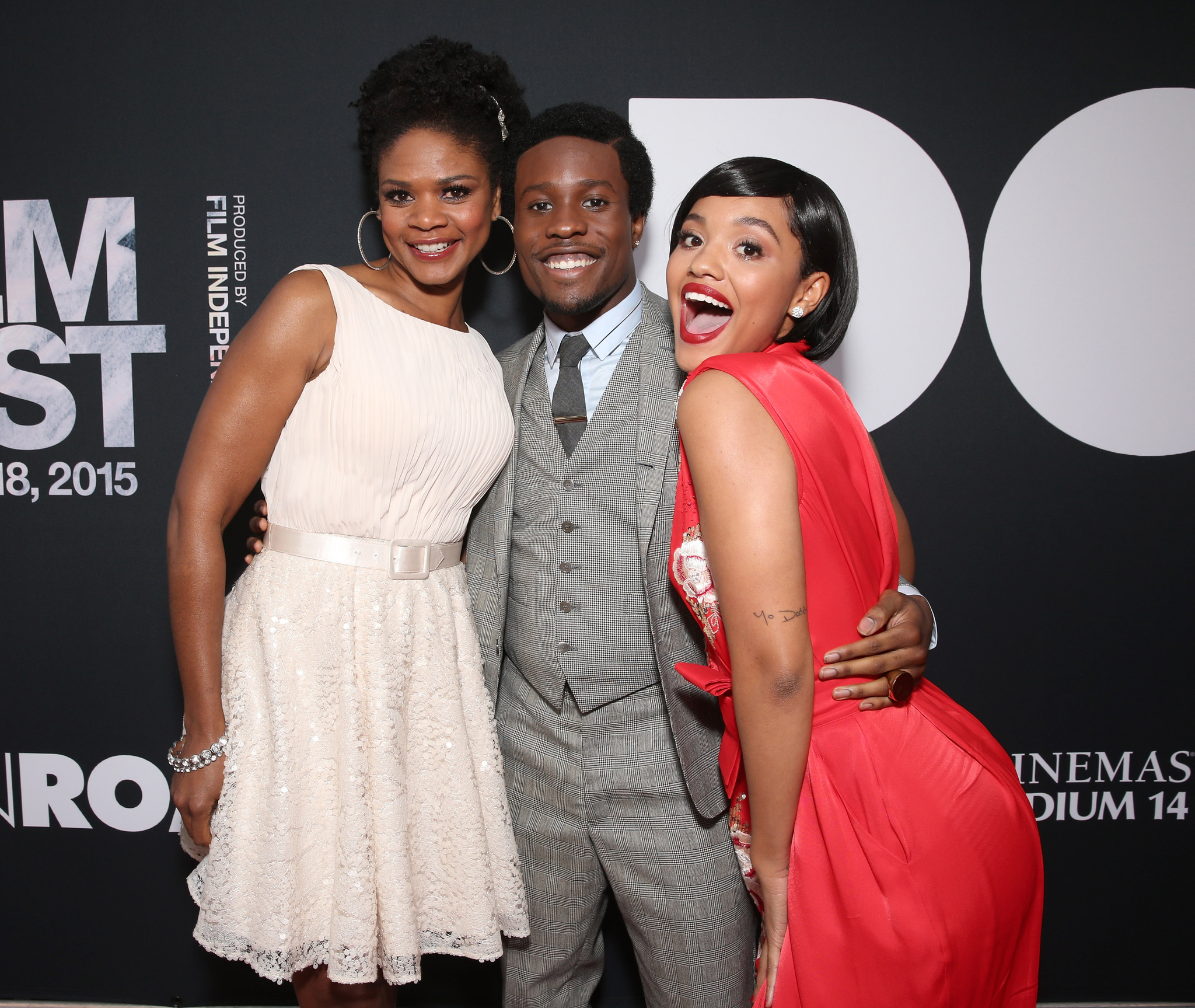 Kimberly Elise, Kiersey Clemons and Shameik Moore at event of Dope (2015)
