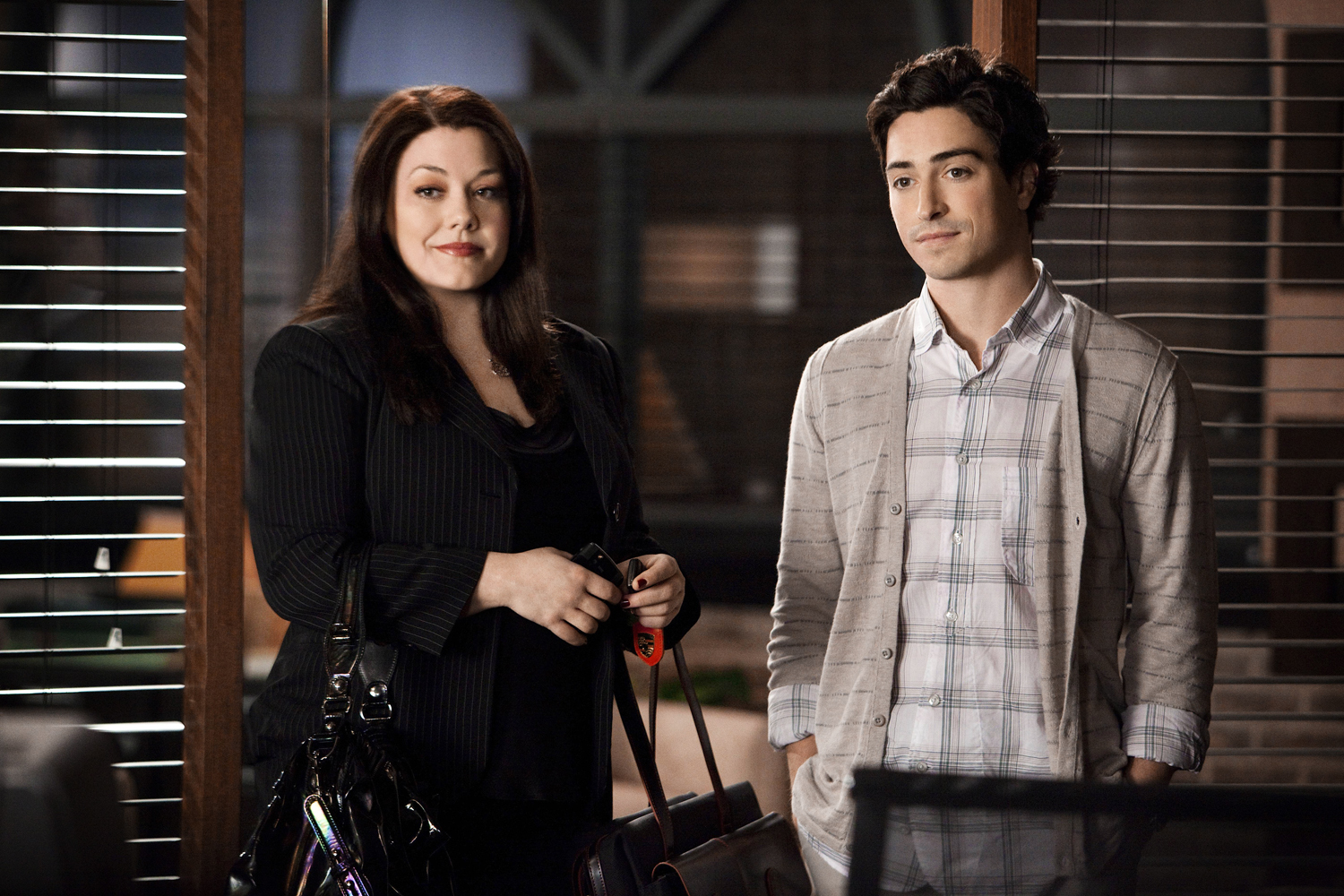 Still of Brooke Elliott and Ben Feldman in Drop Dead Diva: Back from the Dead (2010)