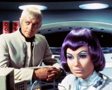 Still of Ed Bishop and Antonia Ellis in UFO (1970)