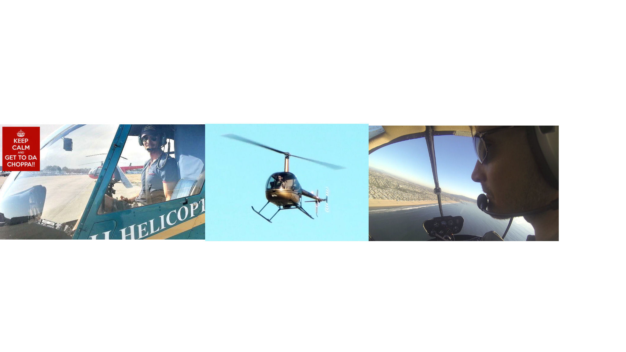 Justin flying Helicopters in real life
