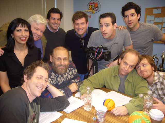 The cast and producers of THE WRITERS ROOM