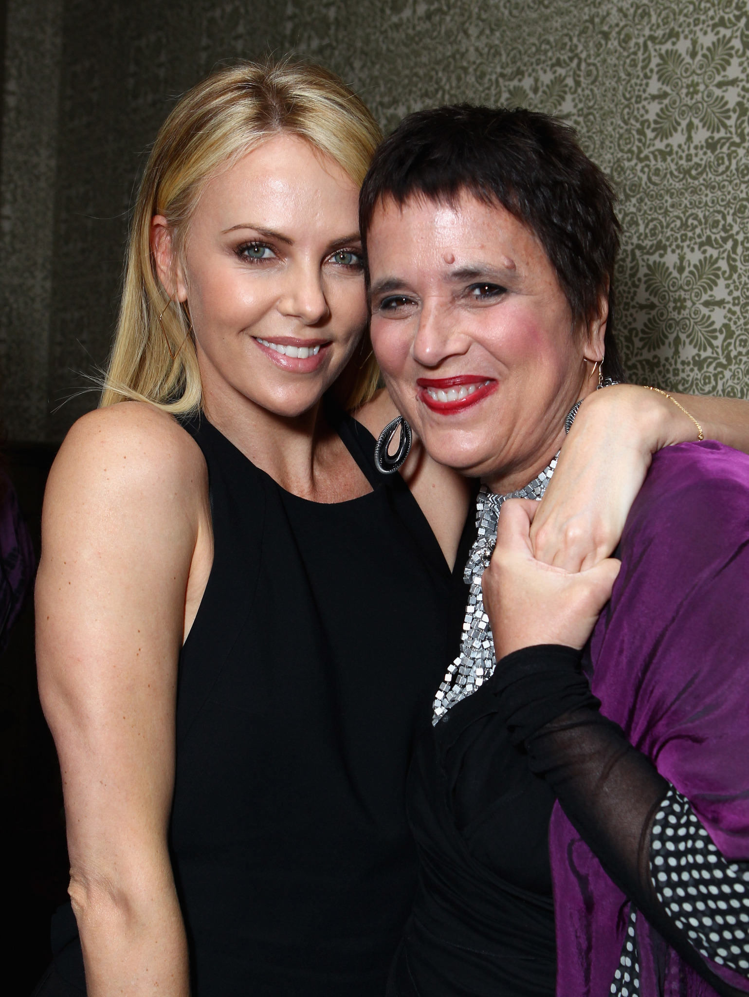 Charlize Theron and Eve Ensler