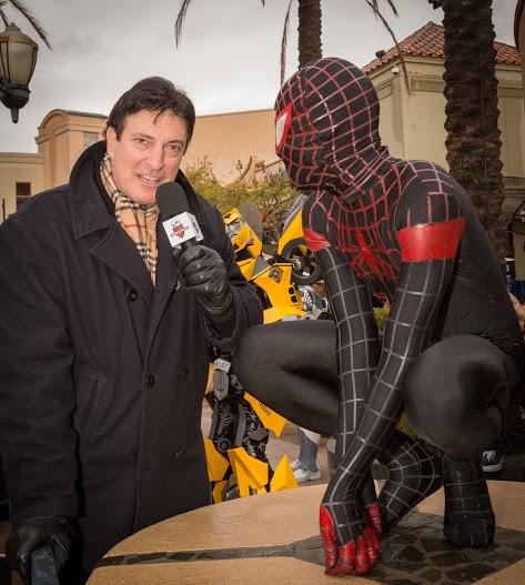 Yes I'm interviewing Spiderman. Well someone has to do it!