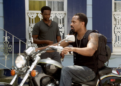 Still of Mike Epps and Anthony Mackie in Repentance (2013)